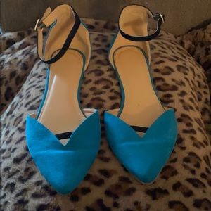 Blue Charlotte Russe flats
